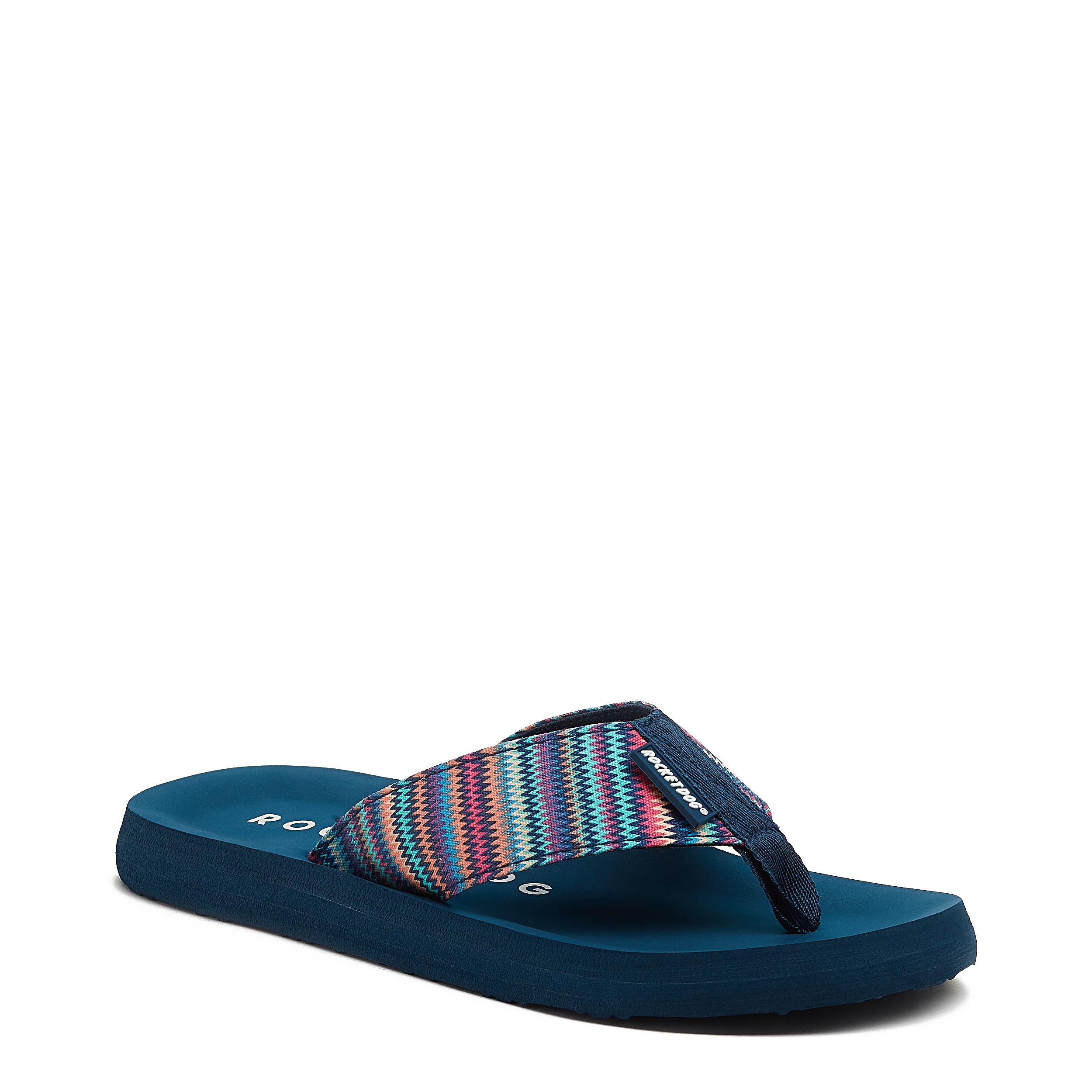 Adios Navy Stark Stripe Flip-Flops - Image 2