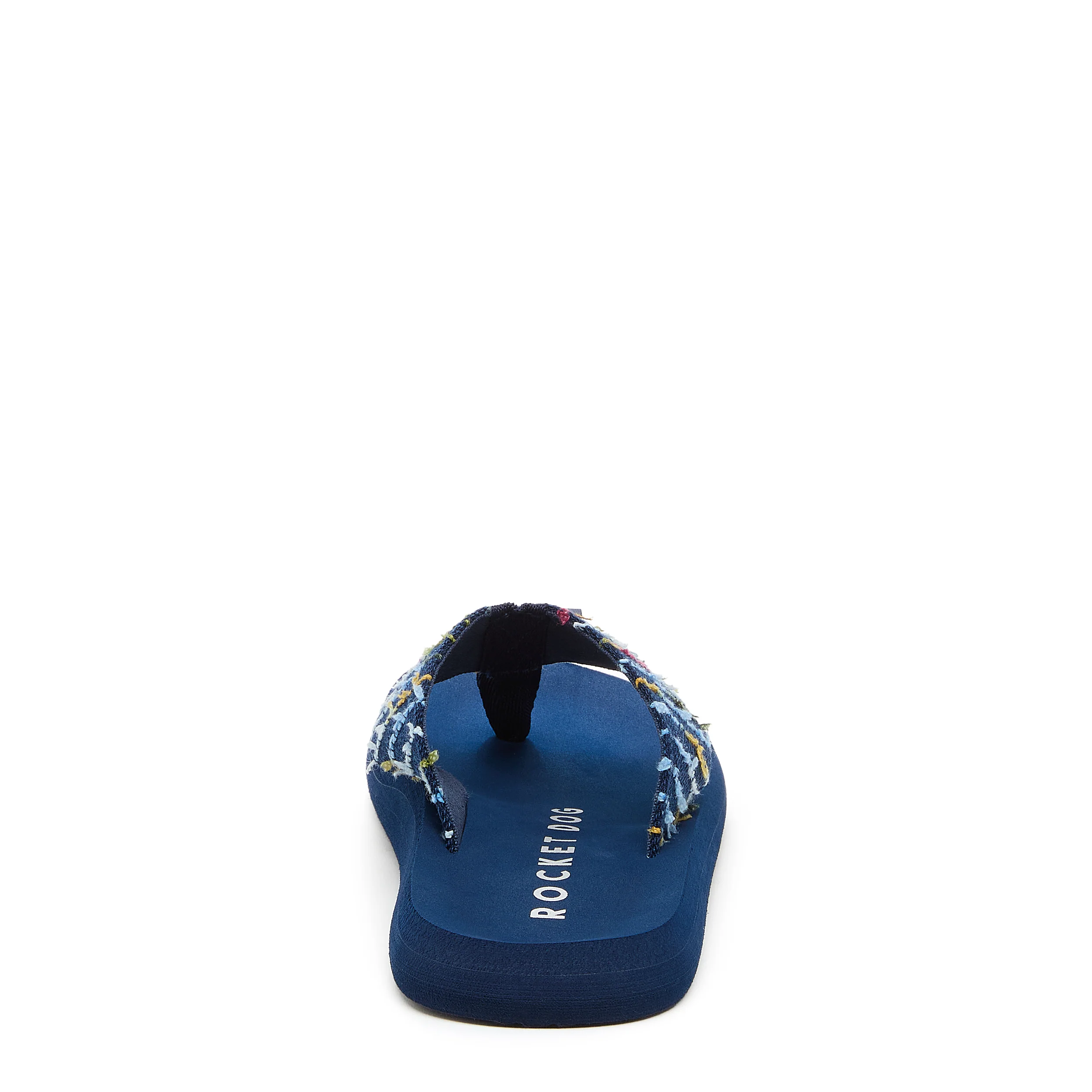 Adios Navy Multi Canvas Flip-Flops - Image 4