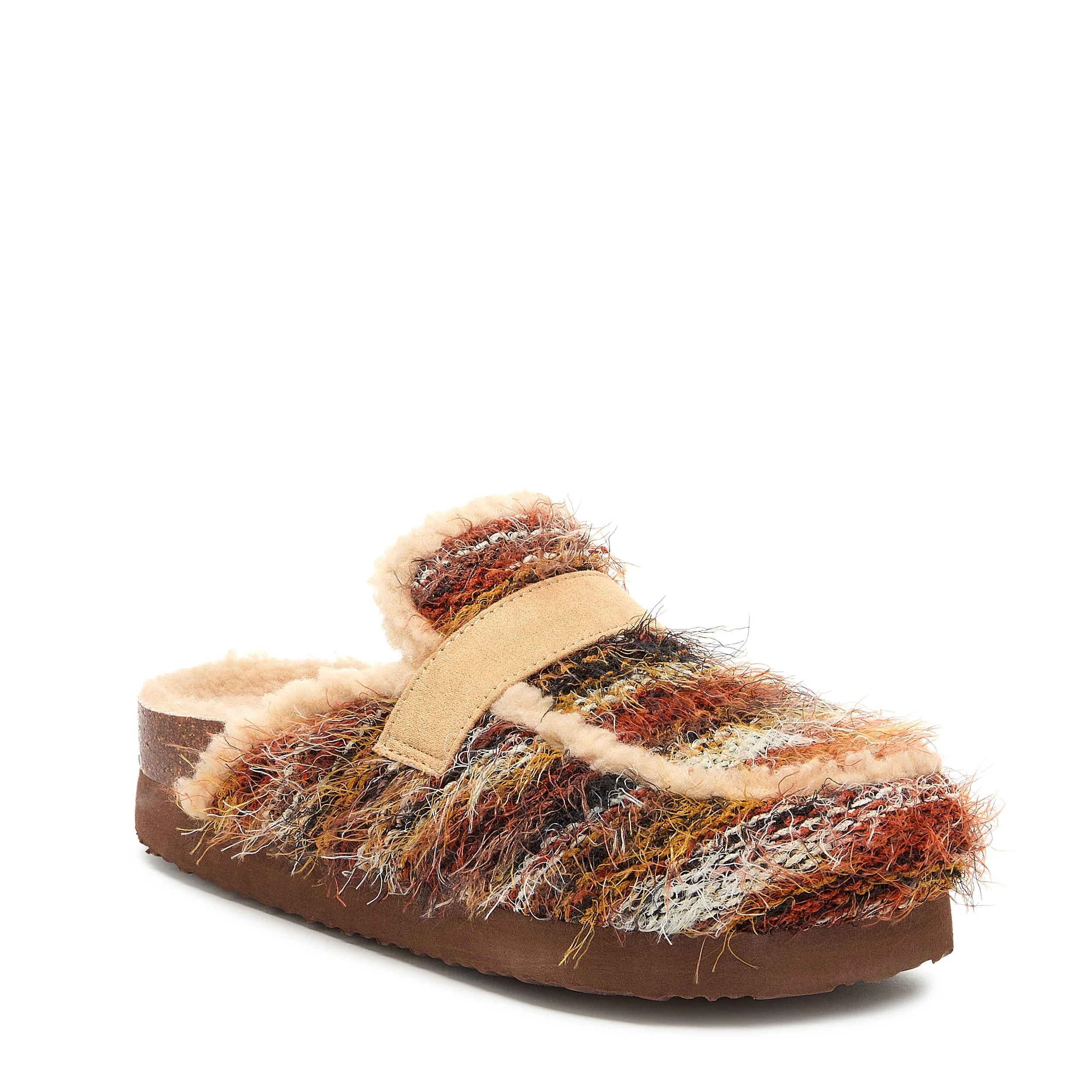 Arctic Brown Shaggy Clogs - Image 2
