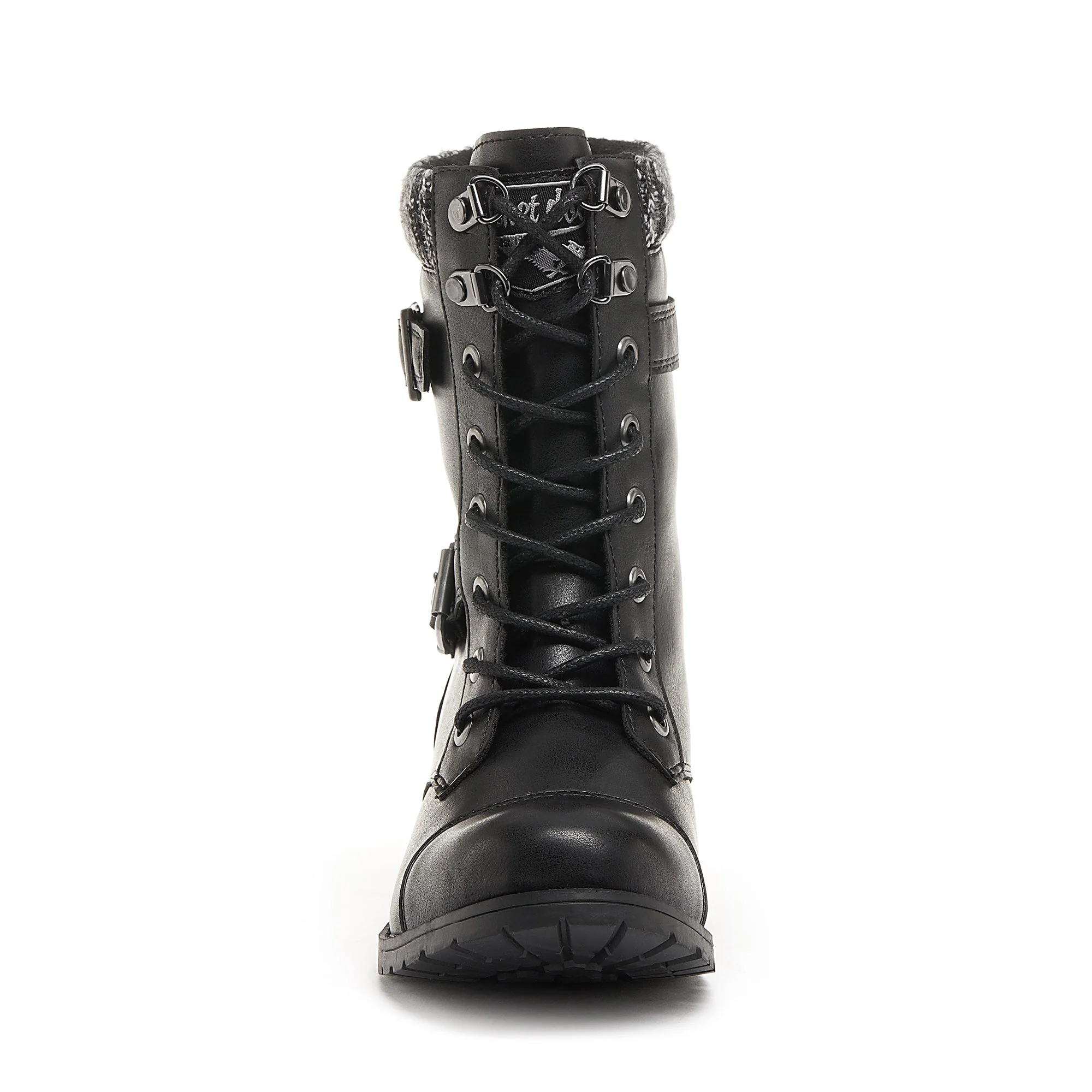 Billie Black Grand Biker Boot - Image 5
