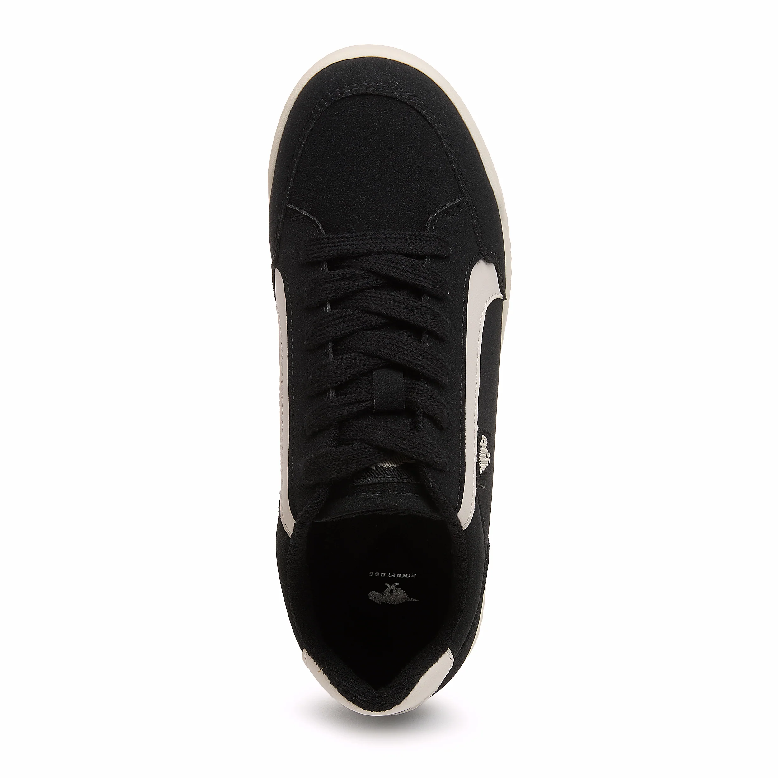Bolt Black Suede Trainers - Image 6