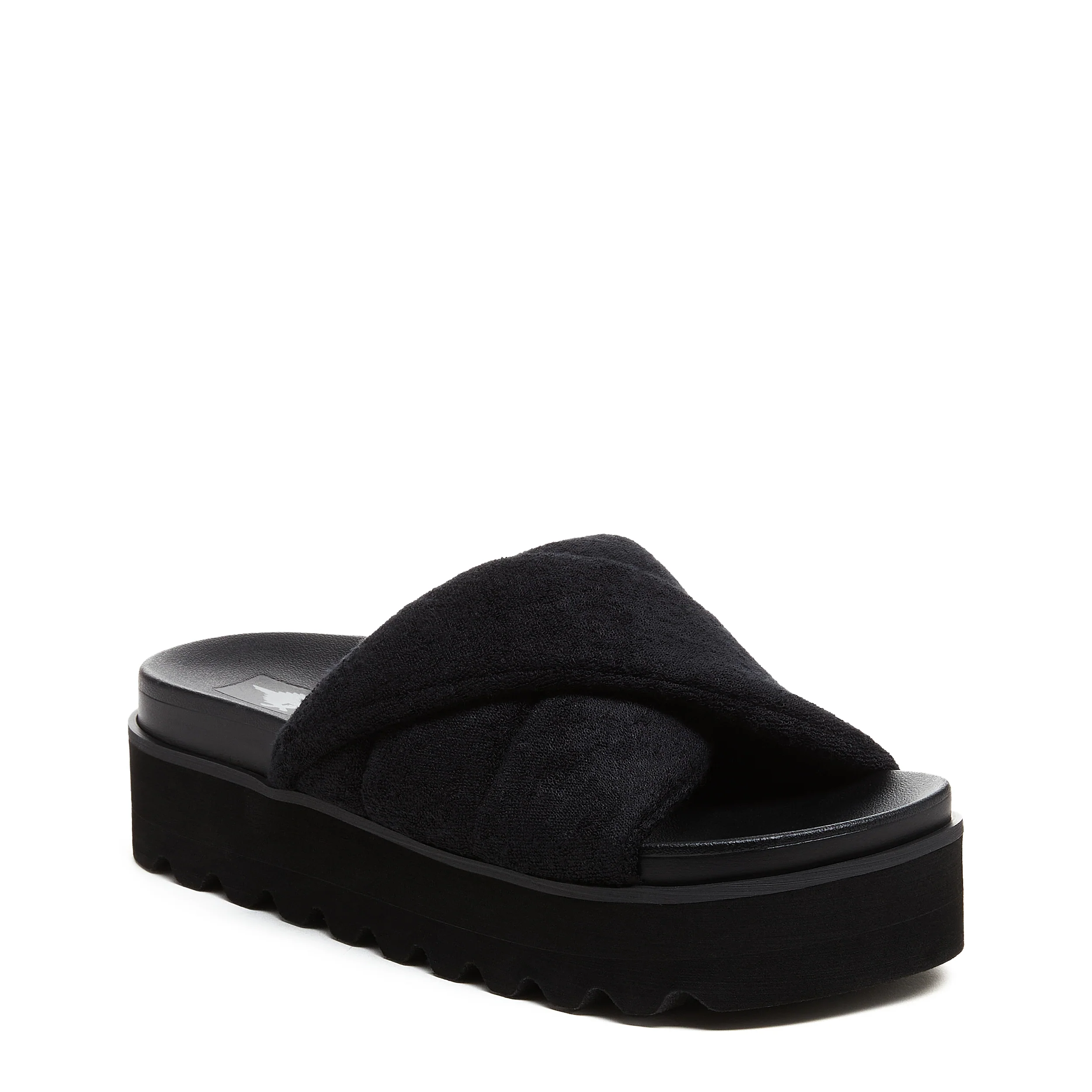 Breeze Black Slide Sandals - Image 2
