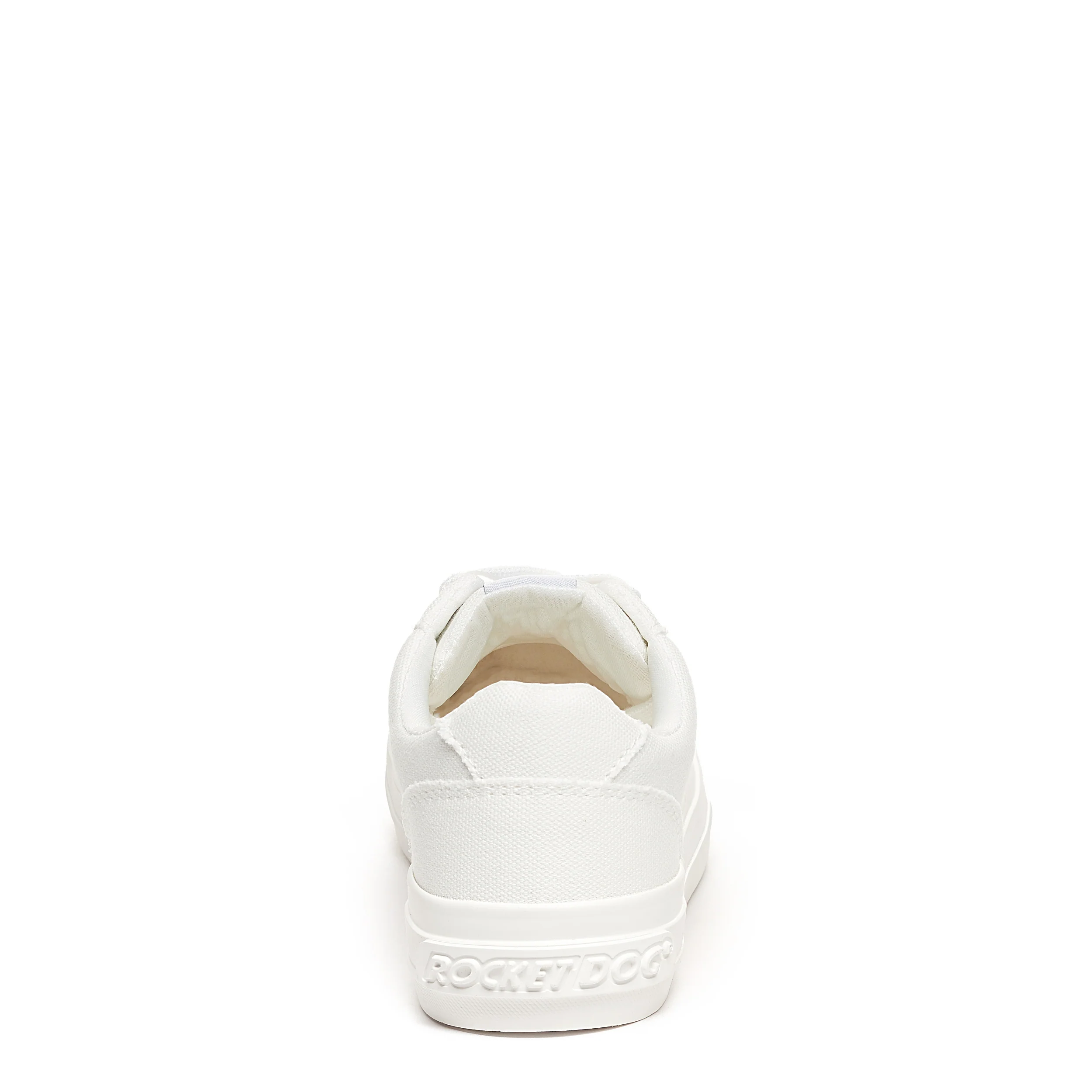 Cecilia White Canvas Trainer - Image 3