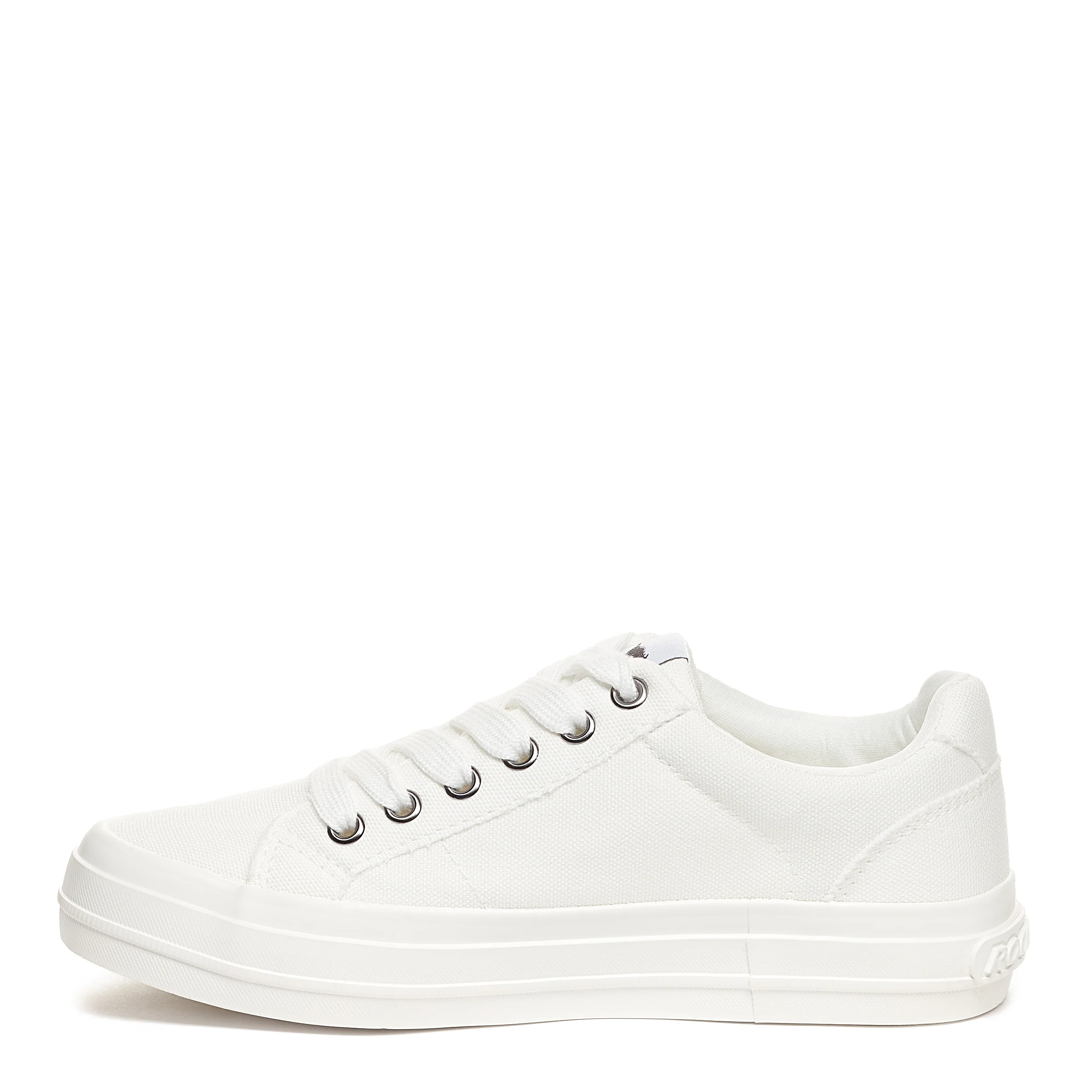 Cecilia White Canvas Trainer - Image 4