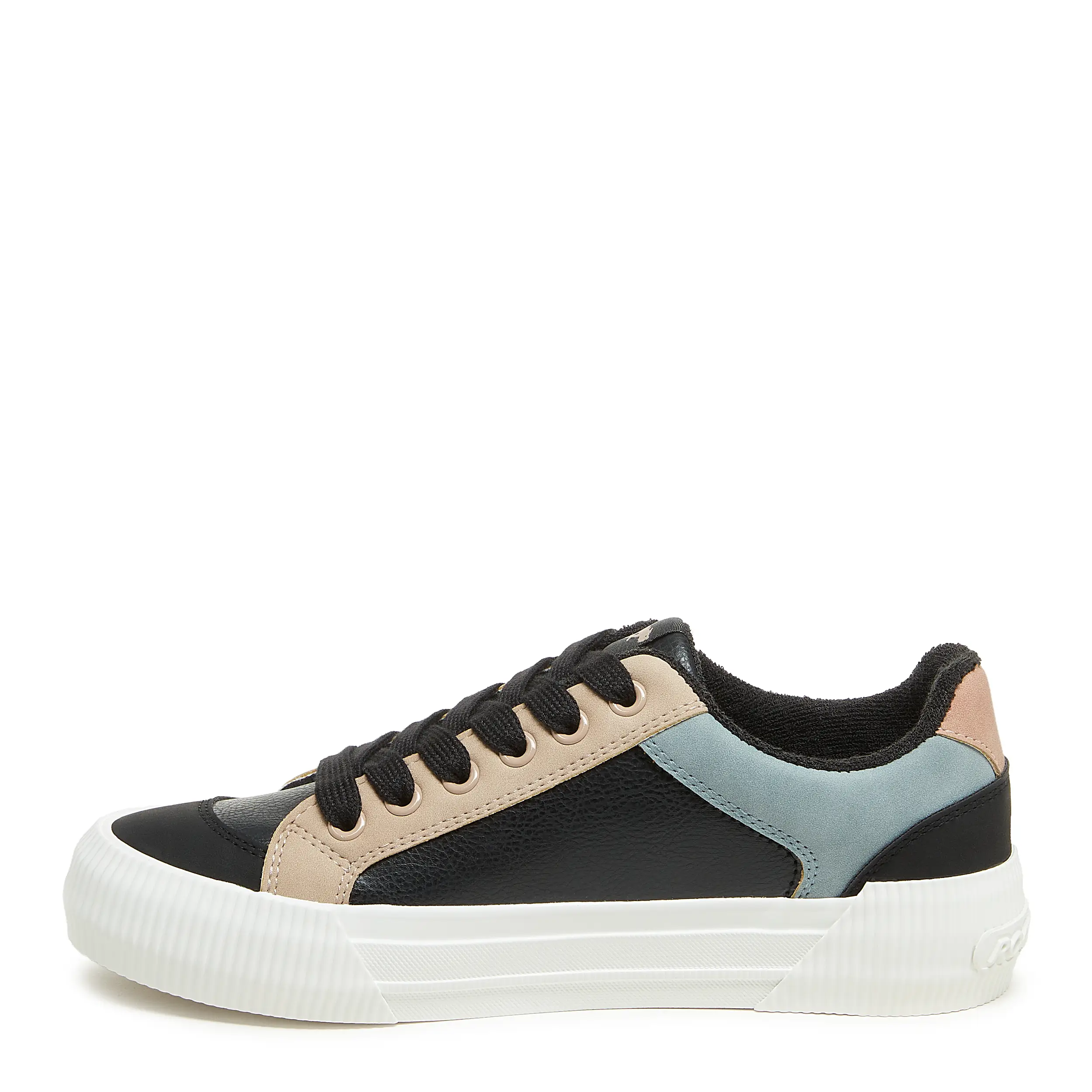 Cheery Black Colour Block Trainers - Image 4
