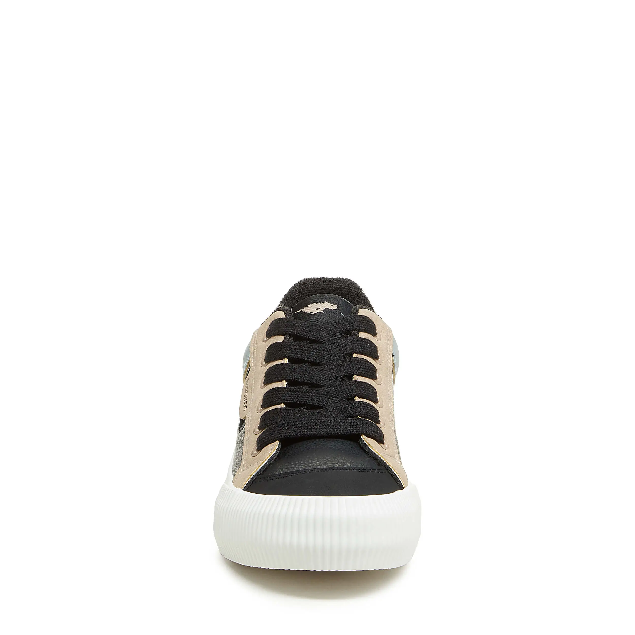 Cheery Black Colour Block Trainers - Image 5