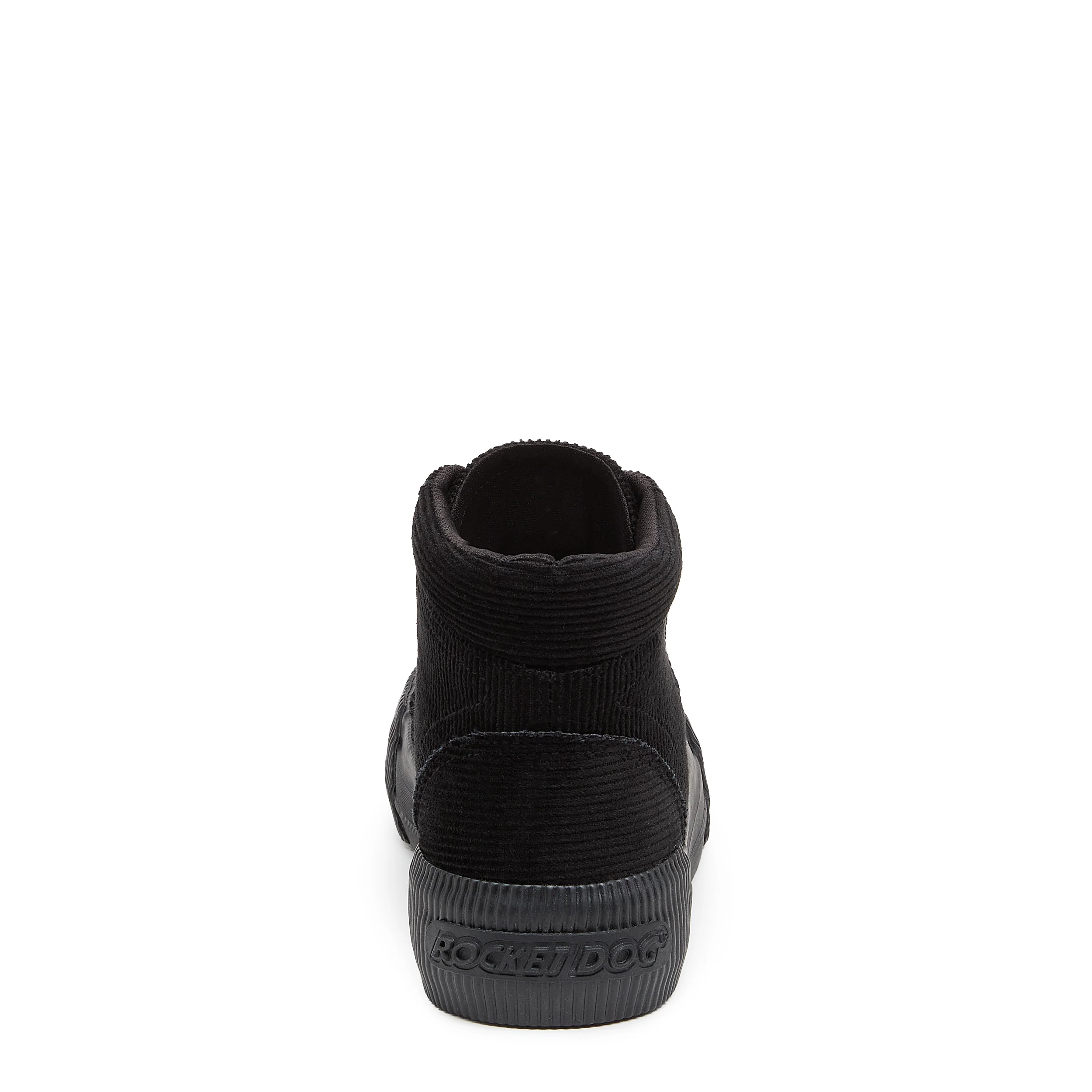 Cheery Black Corduroy High-top Trainers - Image 4