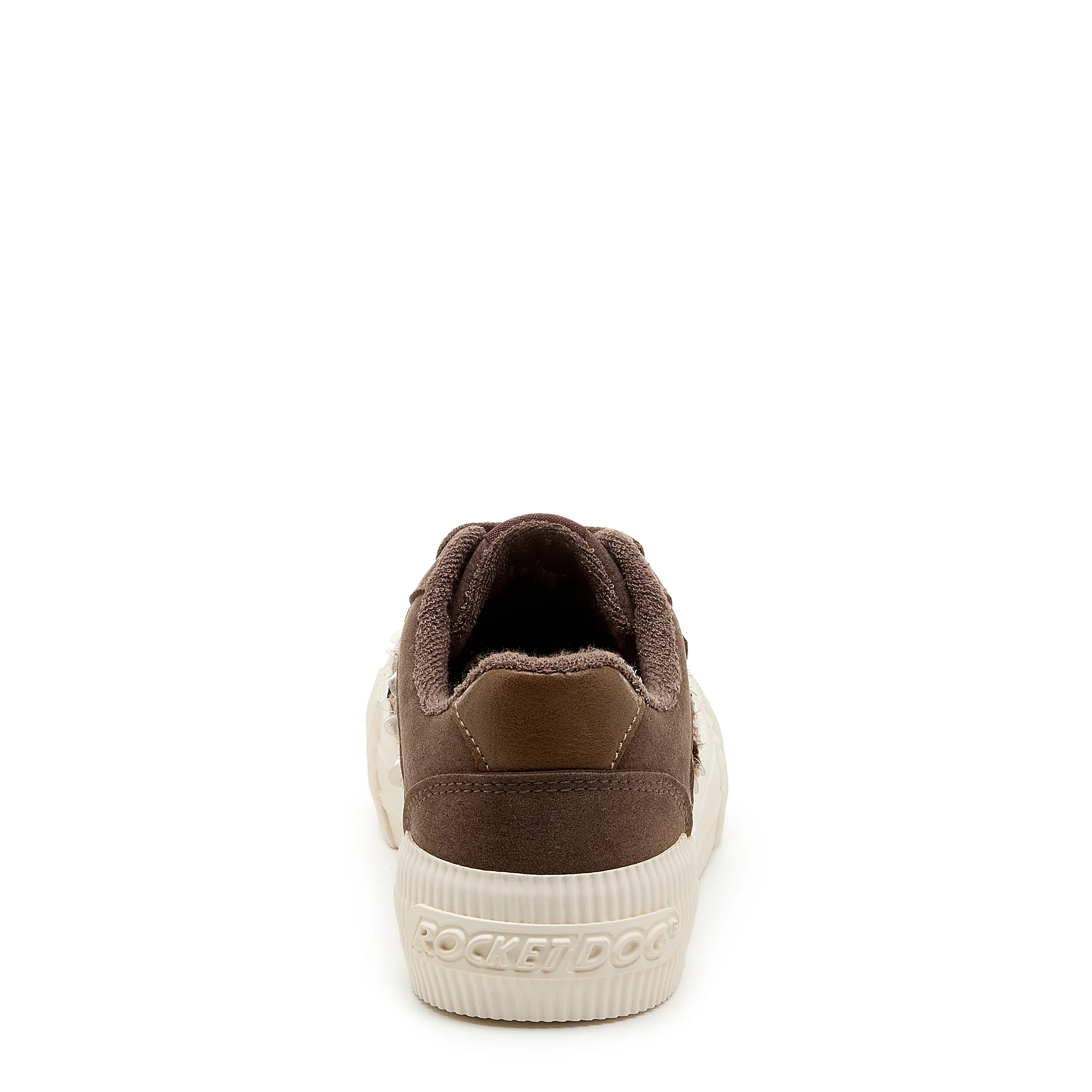 Cheery Brown Sequin Trainers - Image 7