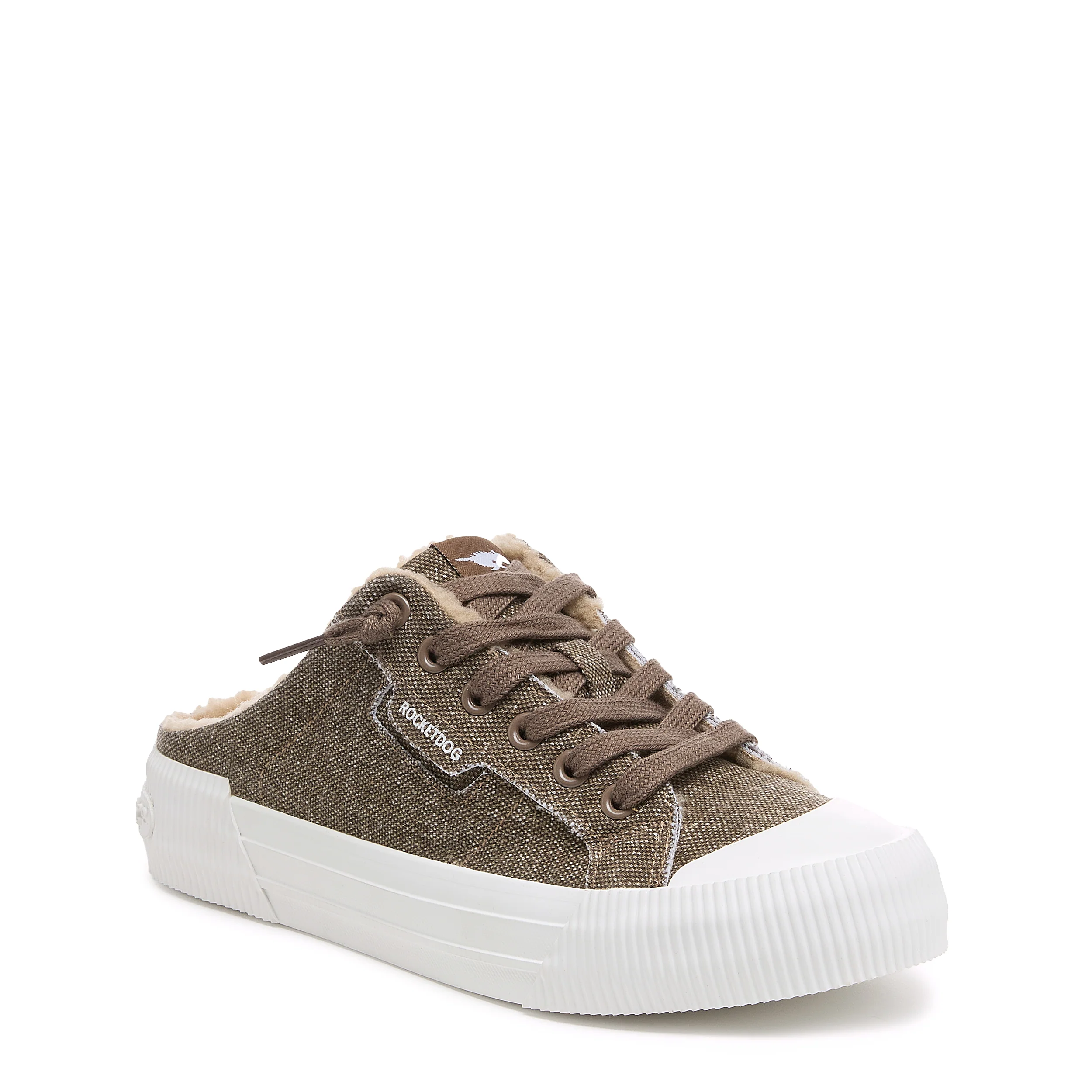 Cheery Taupe Mule Trainers - Image 2