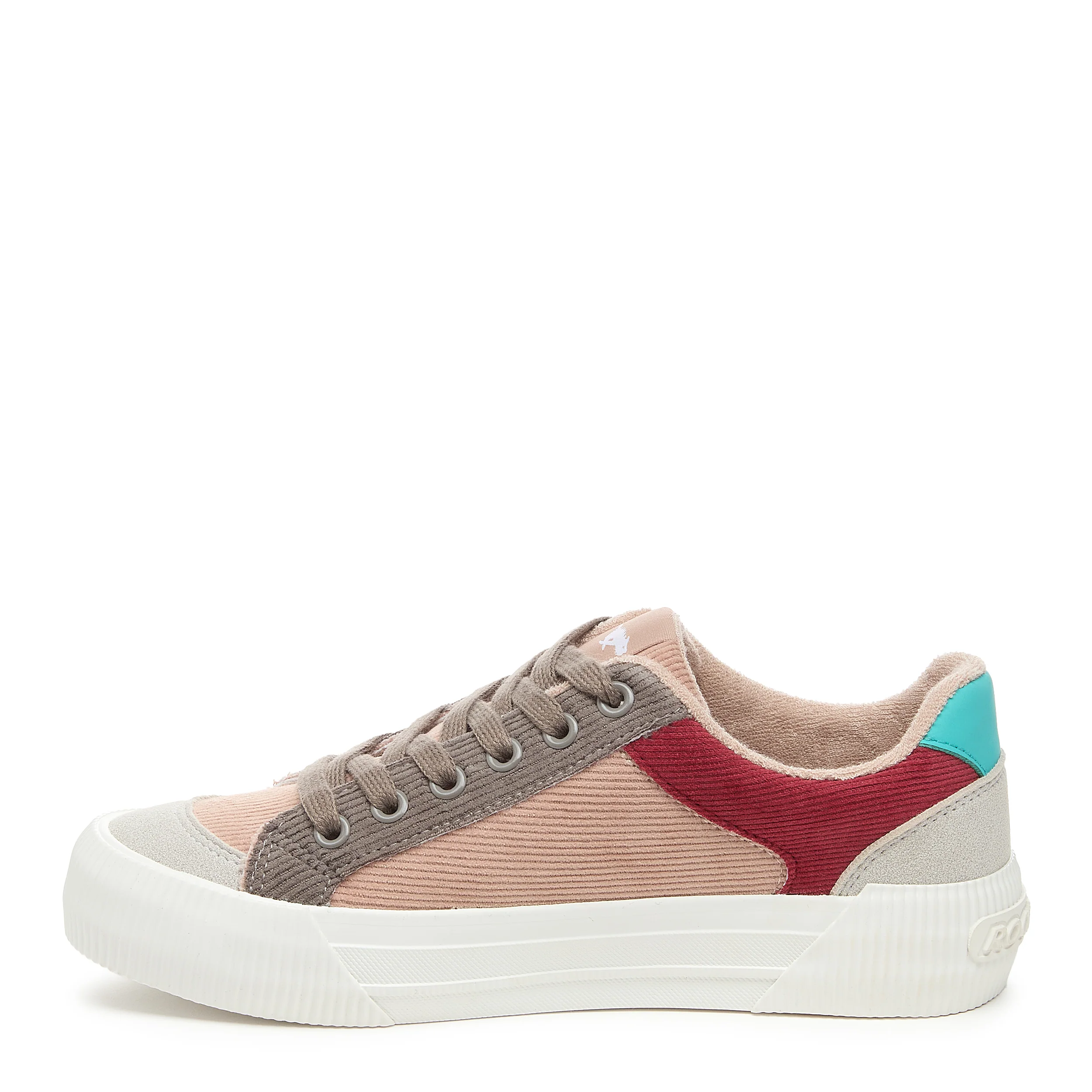 Cheery Dusty Rose Corduroy Trainers - Image 3