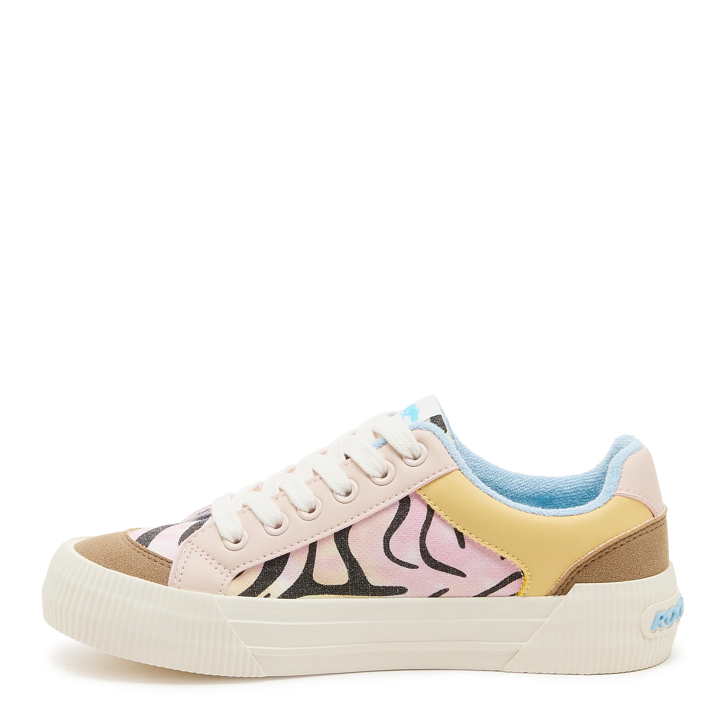 Cheery Peach Combo Colour Block Trainers - Image 3