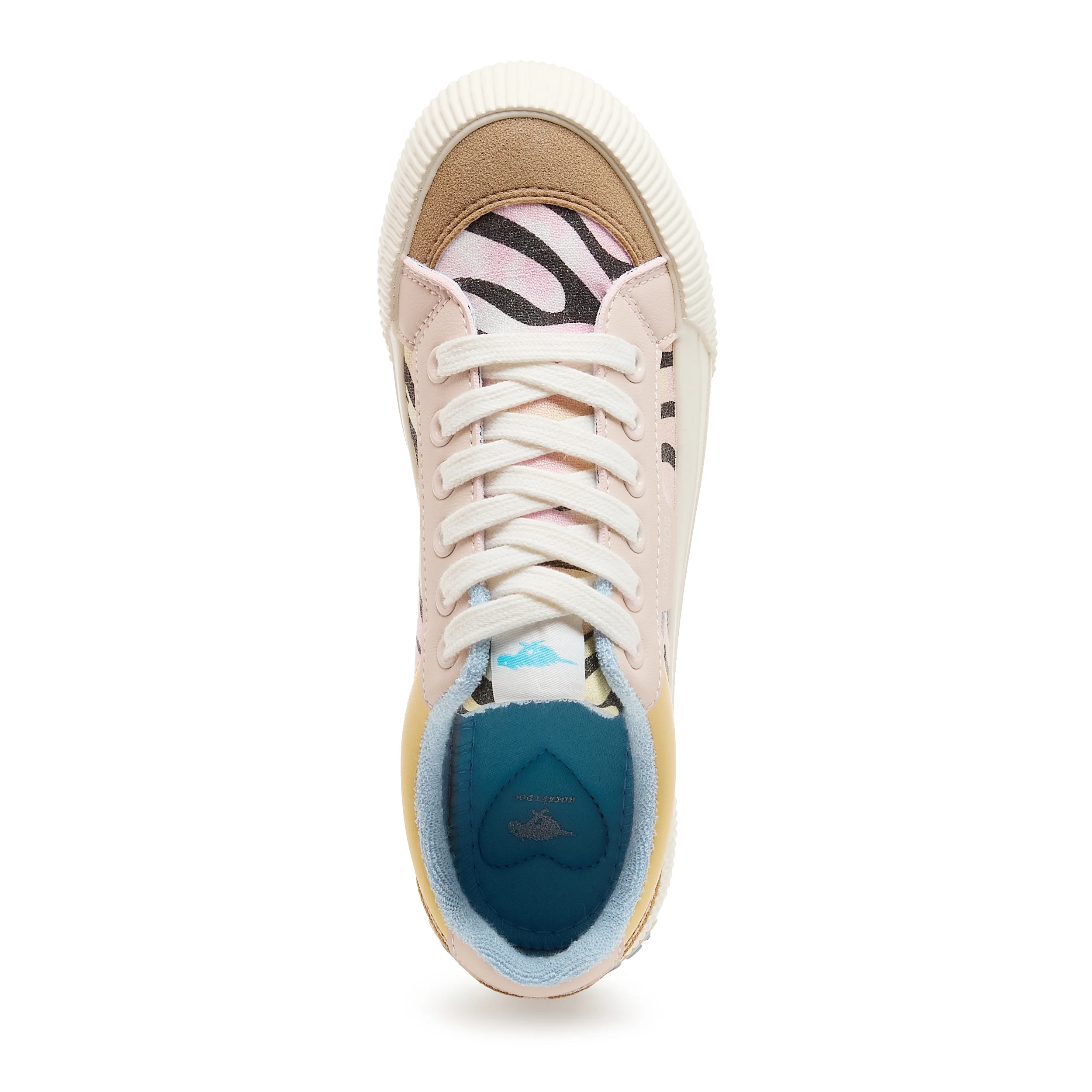 Cheery Peach Combo Colour Block Trainers - Image 6