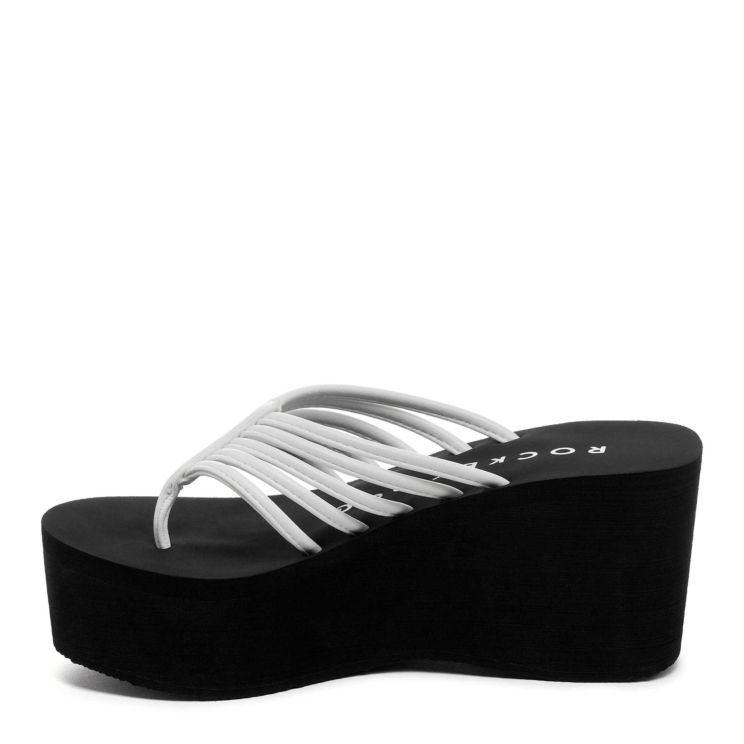 Crushcage White Platform Flip-Flops - Image 4