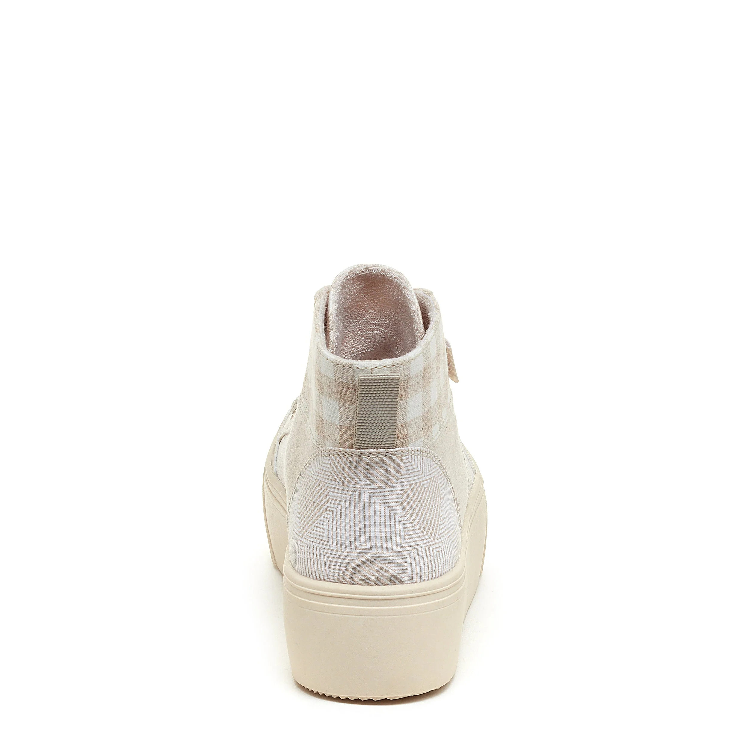 Flair Neutral Patchwork Platform Trainers - Image 3