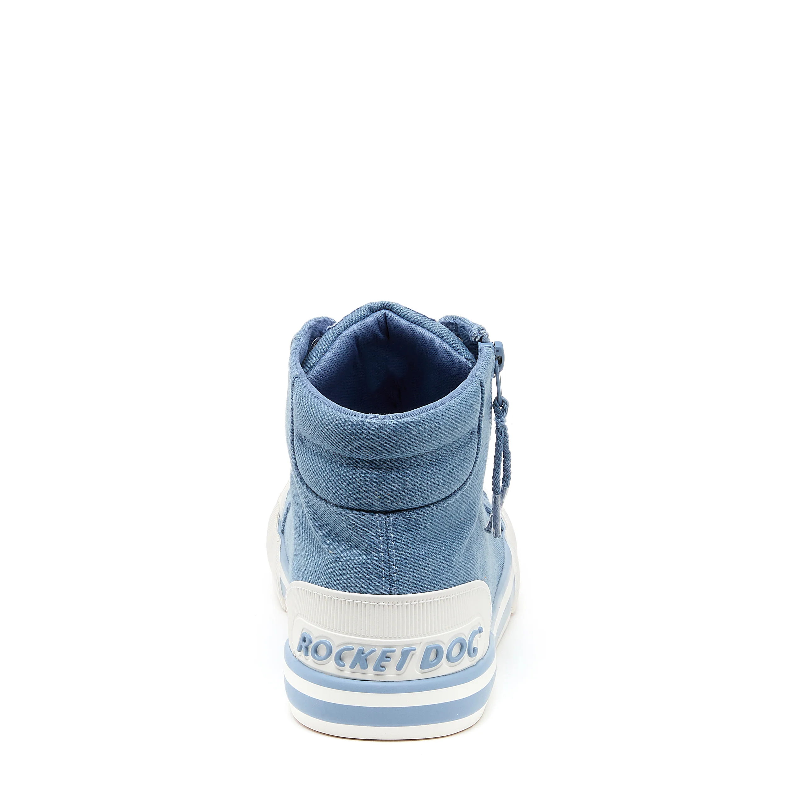 Jazzin Blue Denim High-Top Trainers - Image 3