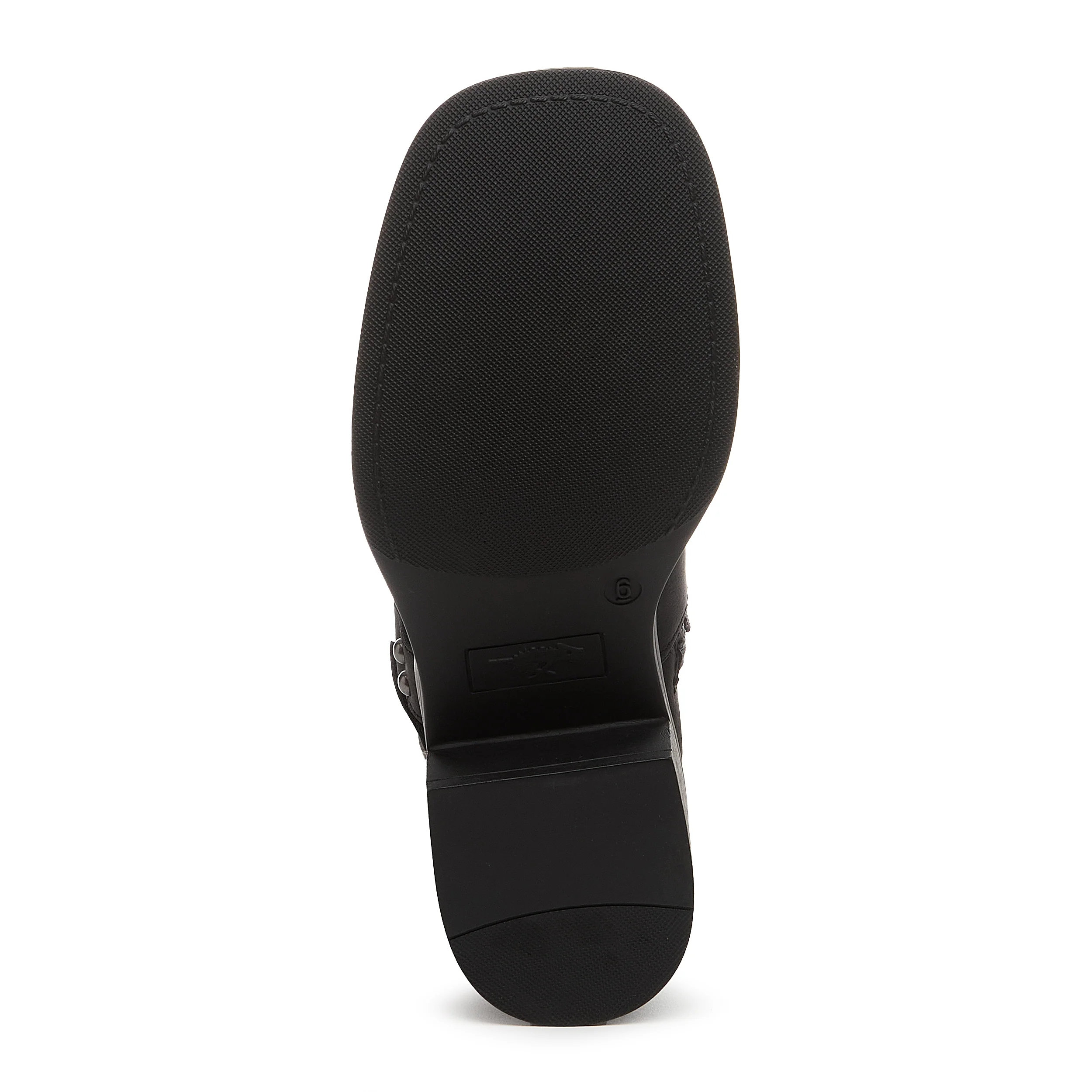 Nash Black Tall Biker Boots - Image 7