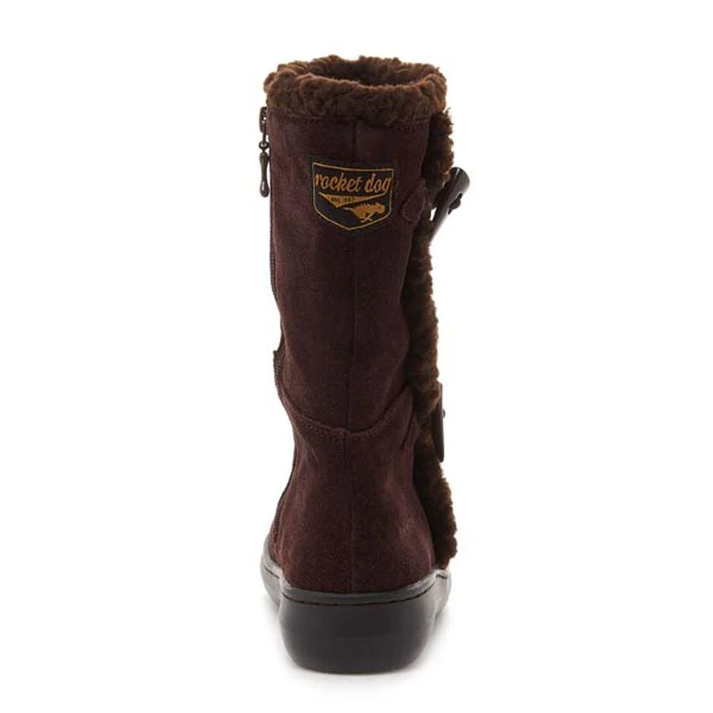 Slope Chocolate Suede Winter Boot - Image 2