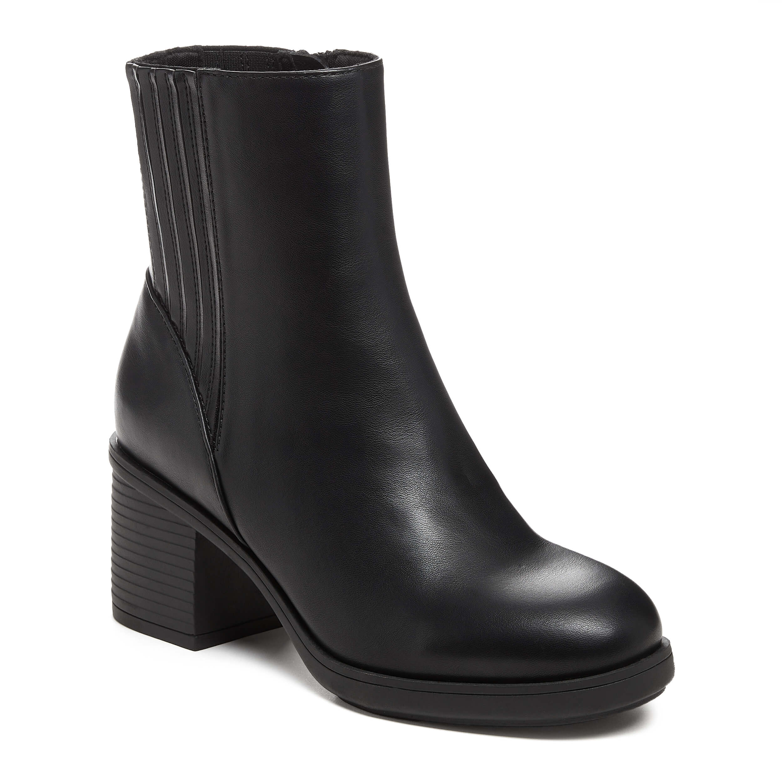 Sonora Black Platform Chelsea Boots - Image 3