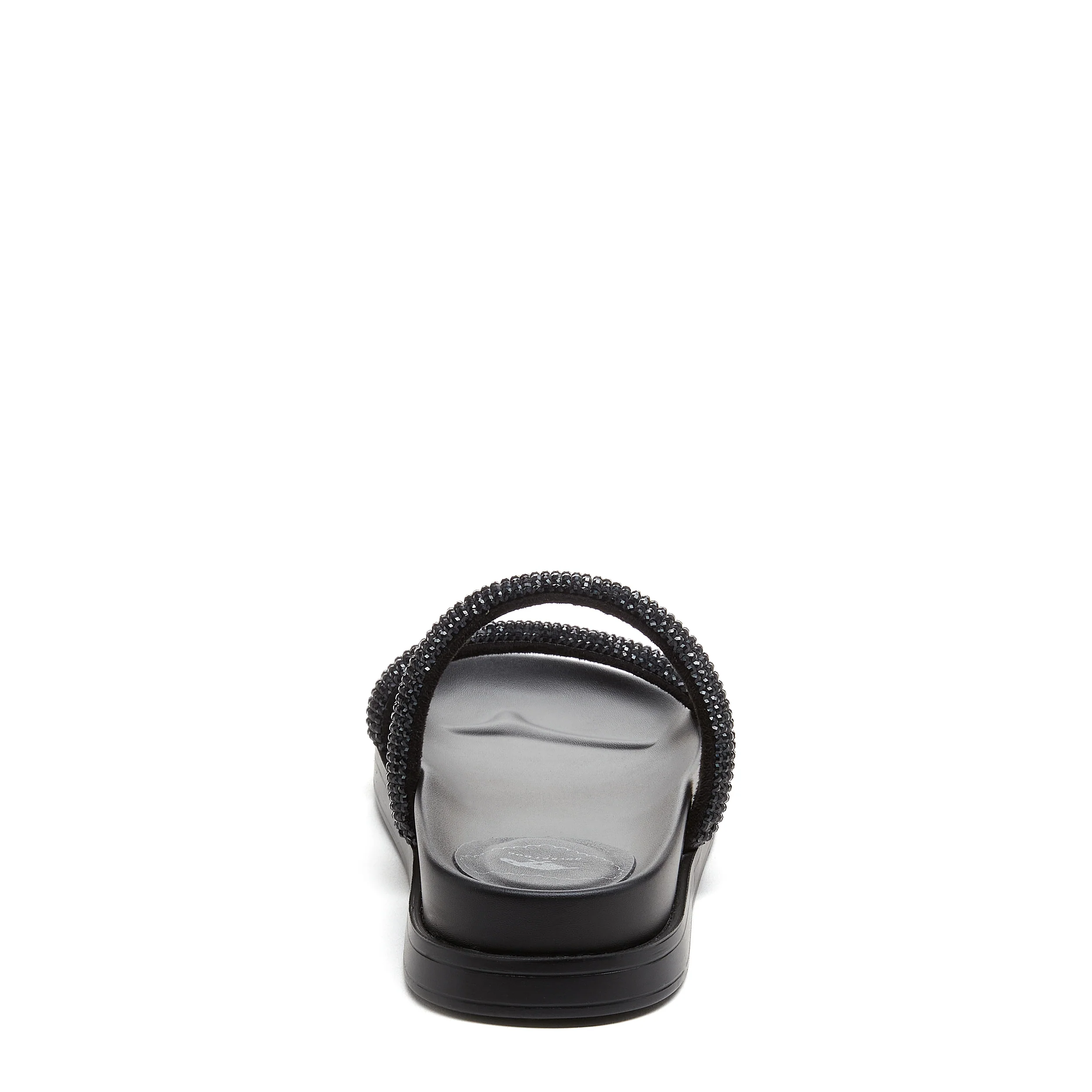 Sparkle Black Slide Sandals - Image 4