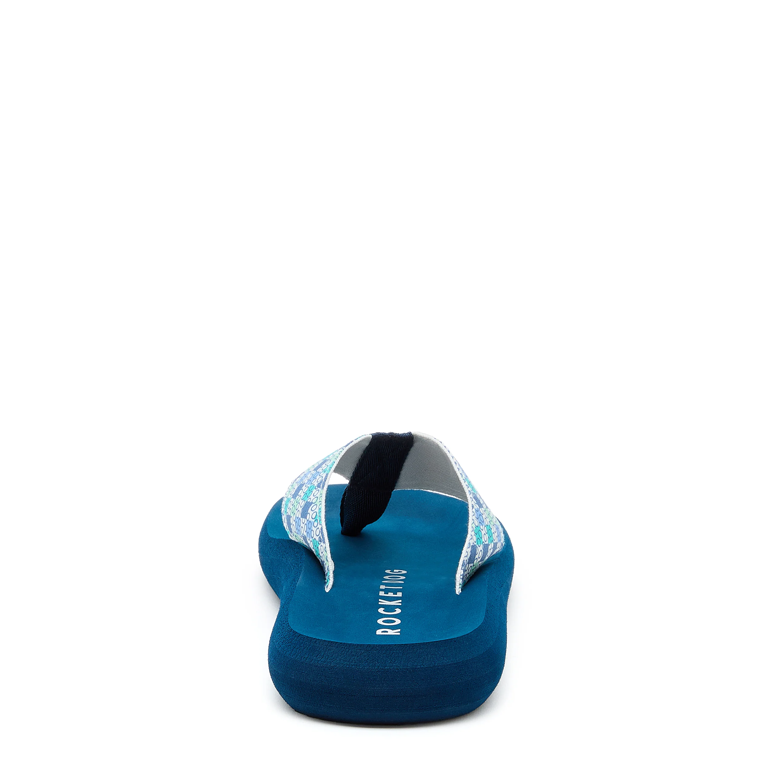 Spotlight Blue Geometric Flip-Flops - Image 4