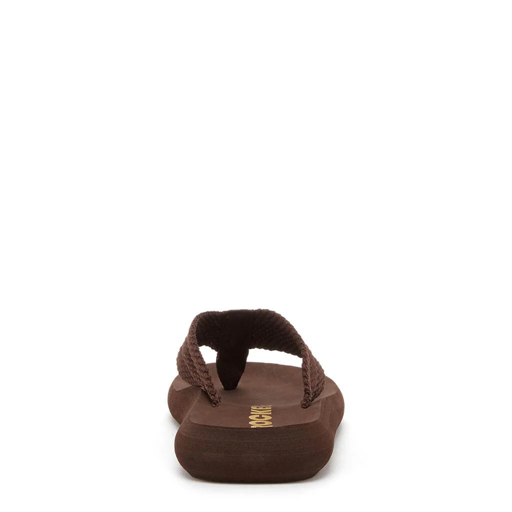 Sunset Brown Webbing Flip Flops - Image 5