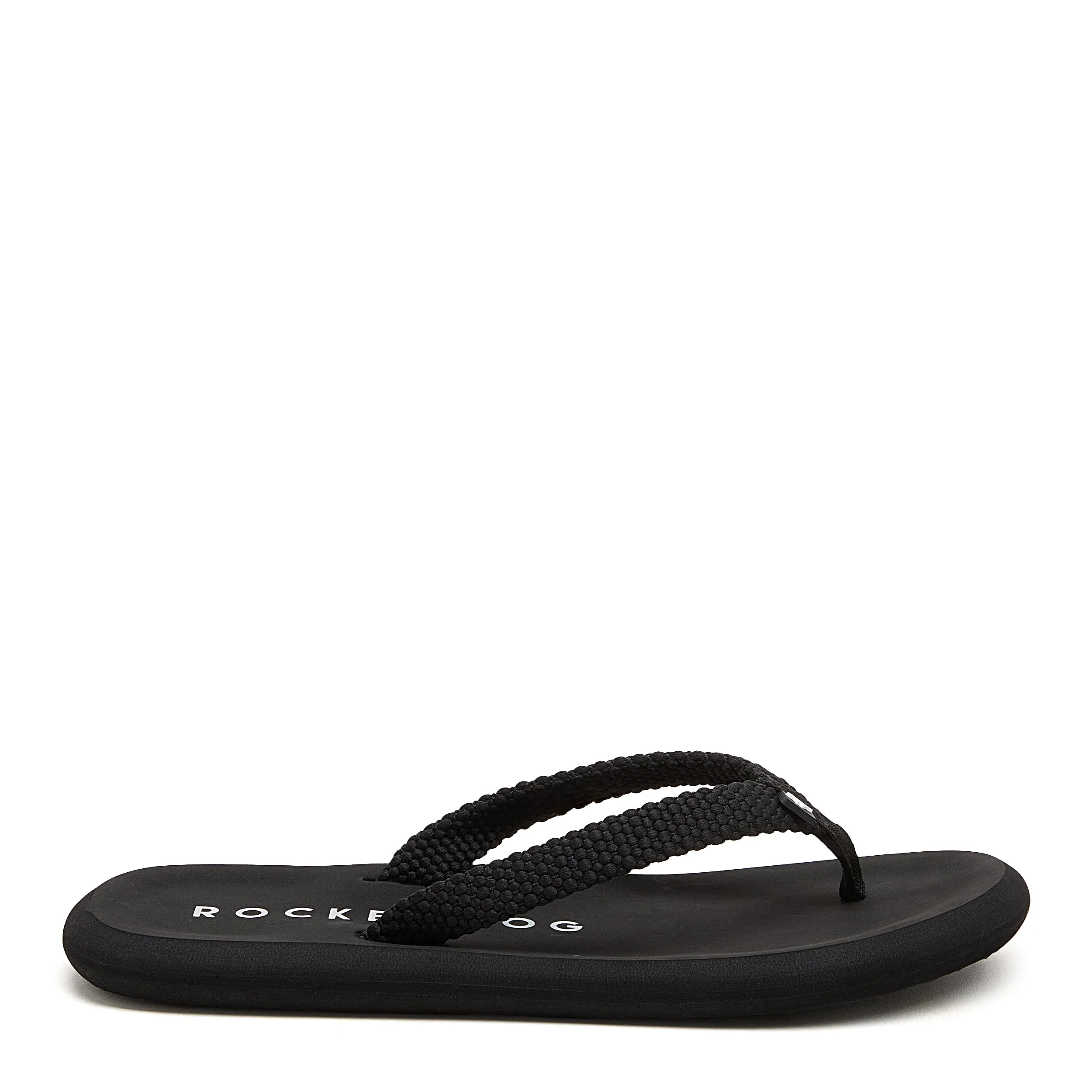 Sunset Slim Black Flip-Flops