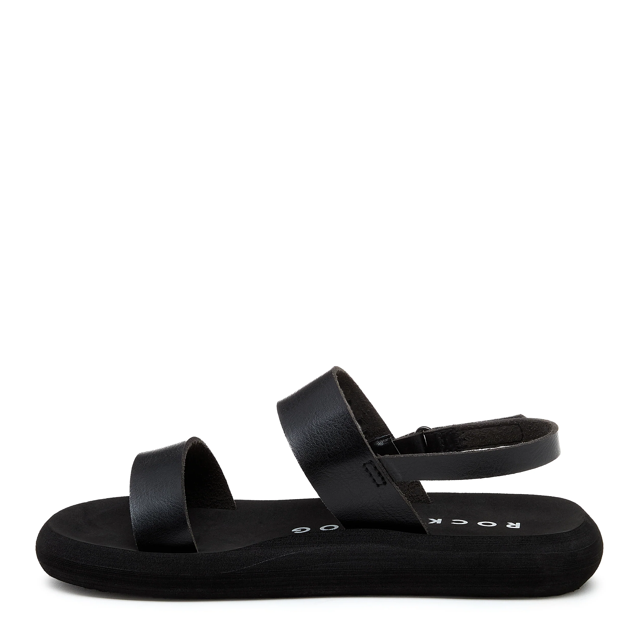 Sunshine Black Sandals - Image 3